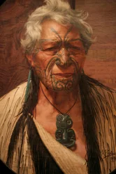 An Aristocrat Atama Paprangi, Chieftain of the Te Rarawa Tribe